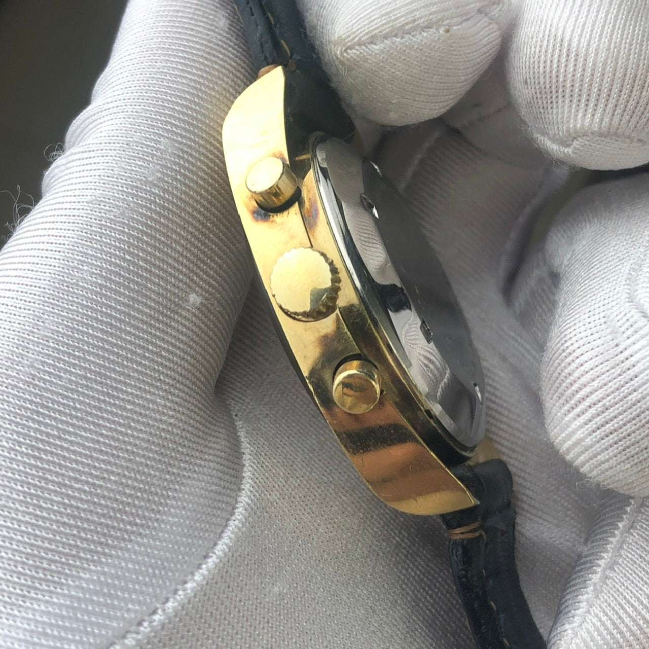 BWC-SWISS VINTAGE PANDA CHRONOGRAPH