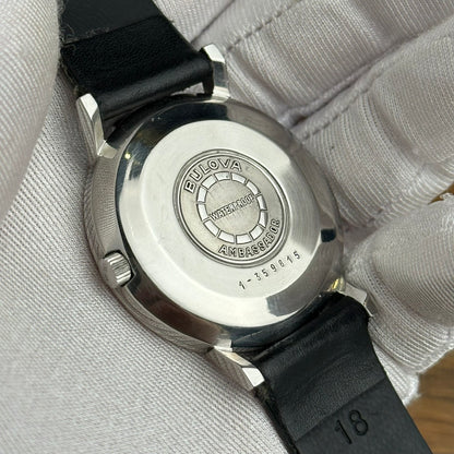 BULOVA AMBASSADOR AUTOMATIC BLACK DIAL REF. 573