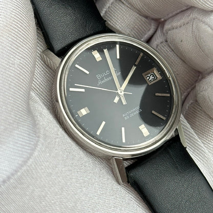 BULOVA AMBASSADOR AUTOMATIC BLACK DIAL REF. 573