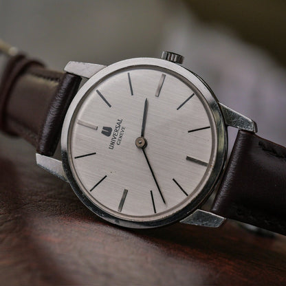 UNIVERSAL GENÈVE GREY LINEN DIAL REF. 842101