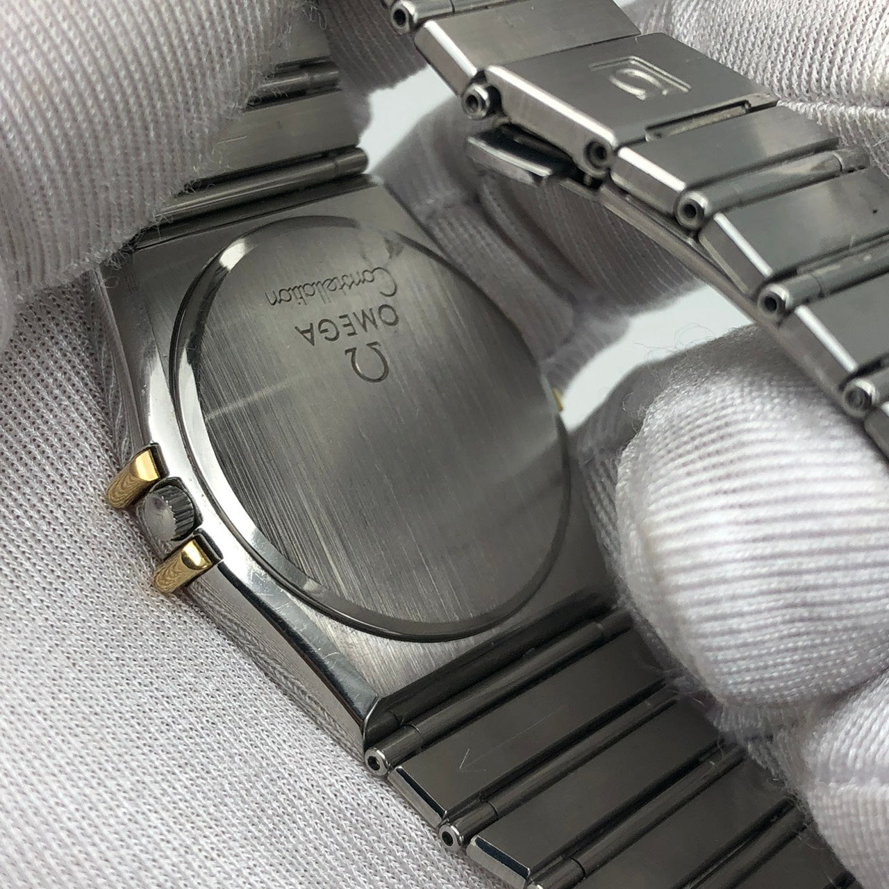 OMEGA CONSTELLATION GMT 18K YELLOW GOLD & STEEL REF. 396.1060