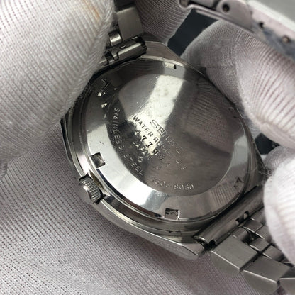 SEIKO LORD MATIC LM DAY-DATE FACETED CRYSTAL BLUE DIAL AUTOMATIC REF. 5606-8060