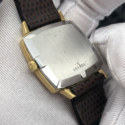 LONGINES FLAGSHIP LINEN GOLD DIAL REF. 4142-1