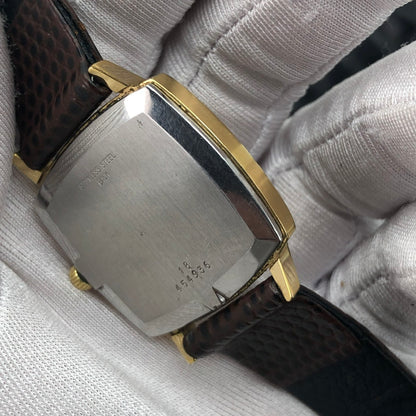 LONGINES FLAGSHIP LINEN GOLD DIAL REF. 4142-1