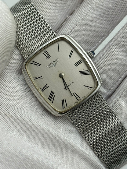 LONGINES AUTOMATIC SILVER LINEN DIAL REF. 4204-1