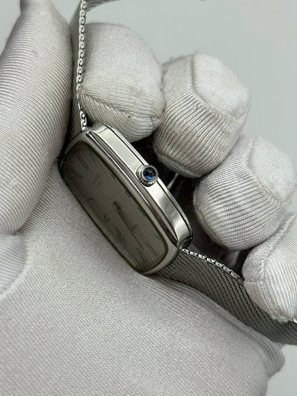 LONGINES AUTOMATIC SILVER LINEN DIAL REF. 4204-1
