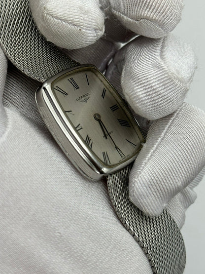LONGINES AUTOMATIC SILVER LINEN DIAL REF. 4204-1