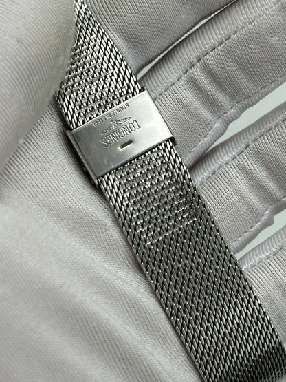 LONGINES AUTOMATIC SILVER LINEN DIAL REF. 4204-1