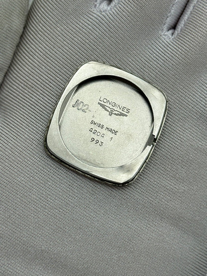 LONGINES AUTOMATIC SILVER LINEN DIAL REF. 4204-1
