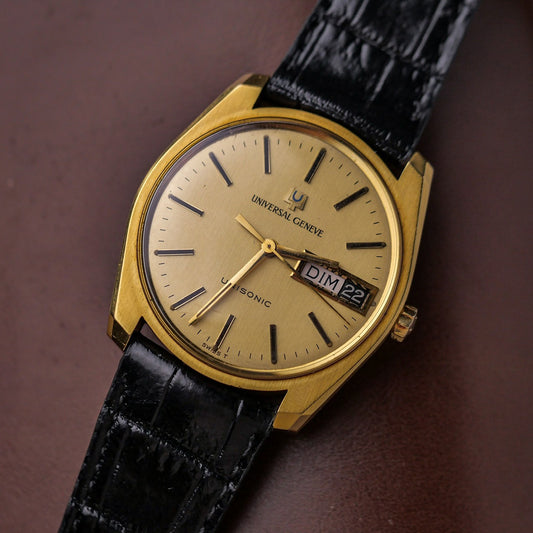 UNIVERSAL GENÈVE UNISONIC DAY-DATE REF. 553100 TUNING FORK