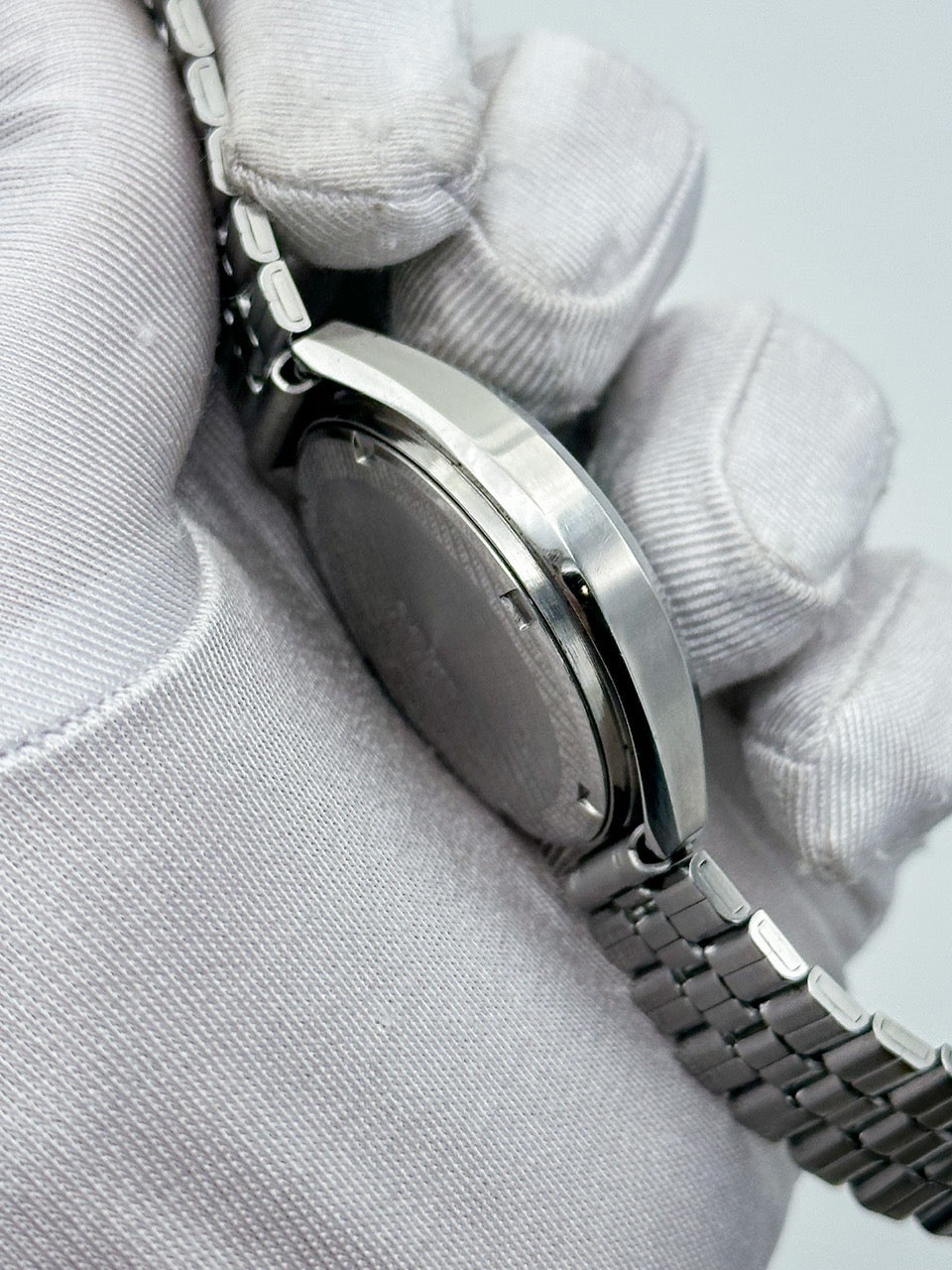 SEIKO LORD MATIC LM AUTOMATIC DAY-DATE FACETED CRYSTAL GREEN