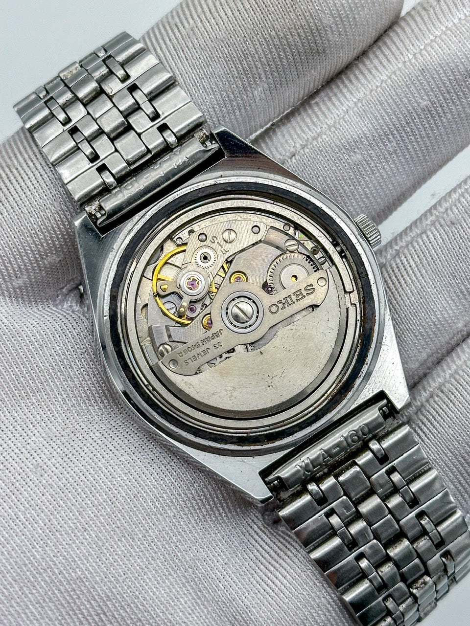 SEIKO LORD MATIC LM AUTOMATIC DAY-DATE FACETED CRYSTAL REF