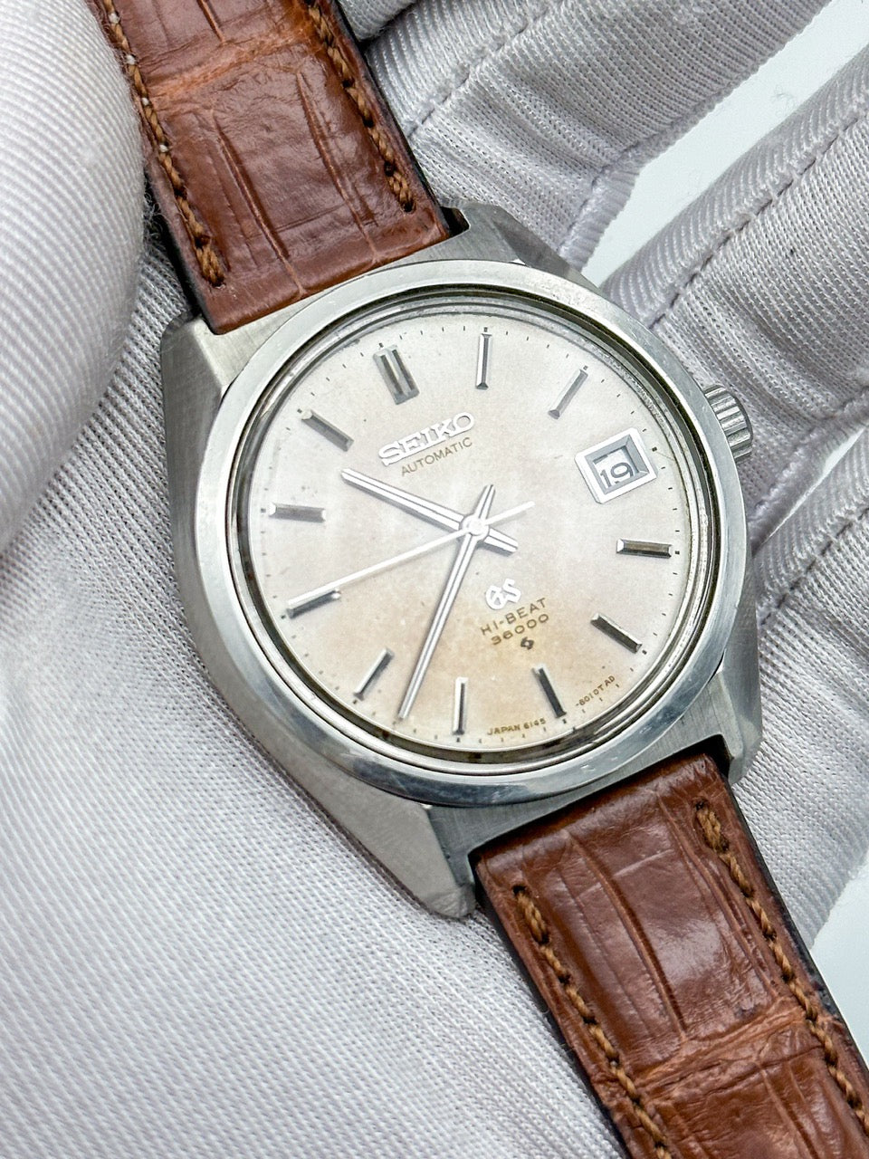 GRAND SEIKO AUTOMATIC HI-BEAT 36000 REF. 6145-8000