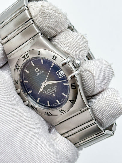 OMEGA CONSTELLATION AUTOMATIC CHRONOMETER BLUE LINEN DIAL REF. 368.1201