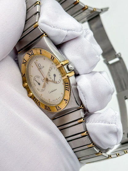 OMEGA CONSTELLATION DAY-DATE 18K YELLOW GOLD & STEEL REF. 396.1080