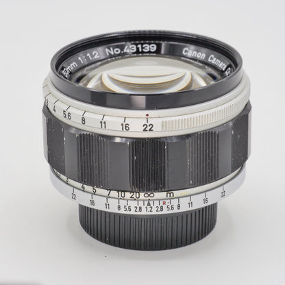 CANON 50MM 1:1,2 F1,2 LTM (LEICA M39) SUPER FAST
