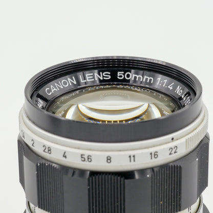 CANON 50MM 1:1,4 F1,4 LTM (LEICA M39) STANDARD LENS