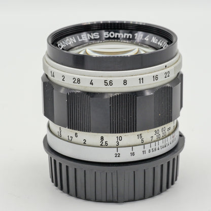 CANON 50MM 1:1,4 F1,4 LTM (LEICA M39) STANDARD LENS