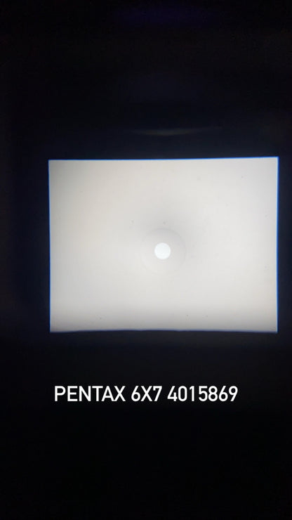PENTAX 6X7 MEDIUM FORMAT SLR CAMERA